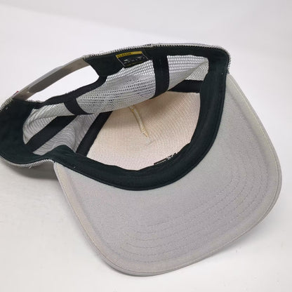 Oakley Gray Trucker Hat One Size Mesh Snapback Camo Graphic Logo Adjustable