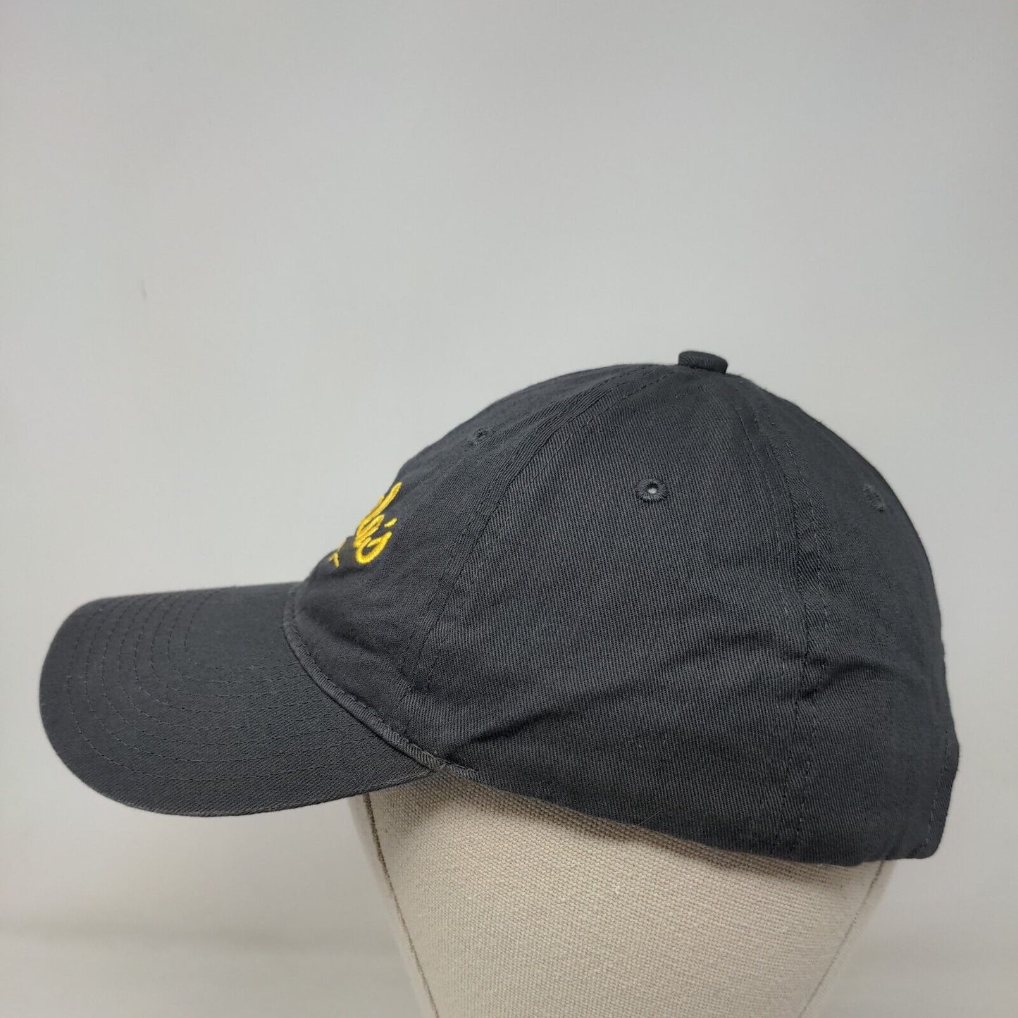 Cabela's Club Slideback Hat Gray OSFM Embroidered 6 Panel Vent Holes