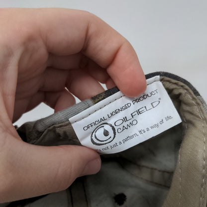 Rockwater Energy Solutions Strapback Hat Camouflage OSFA Embroidered Katl Cap