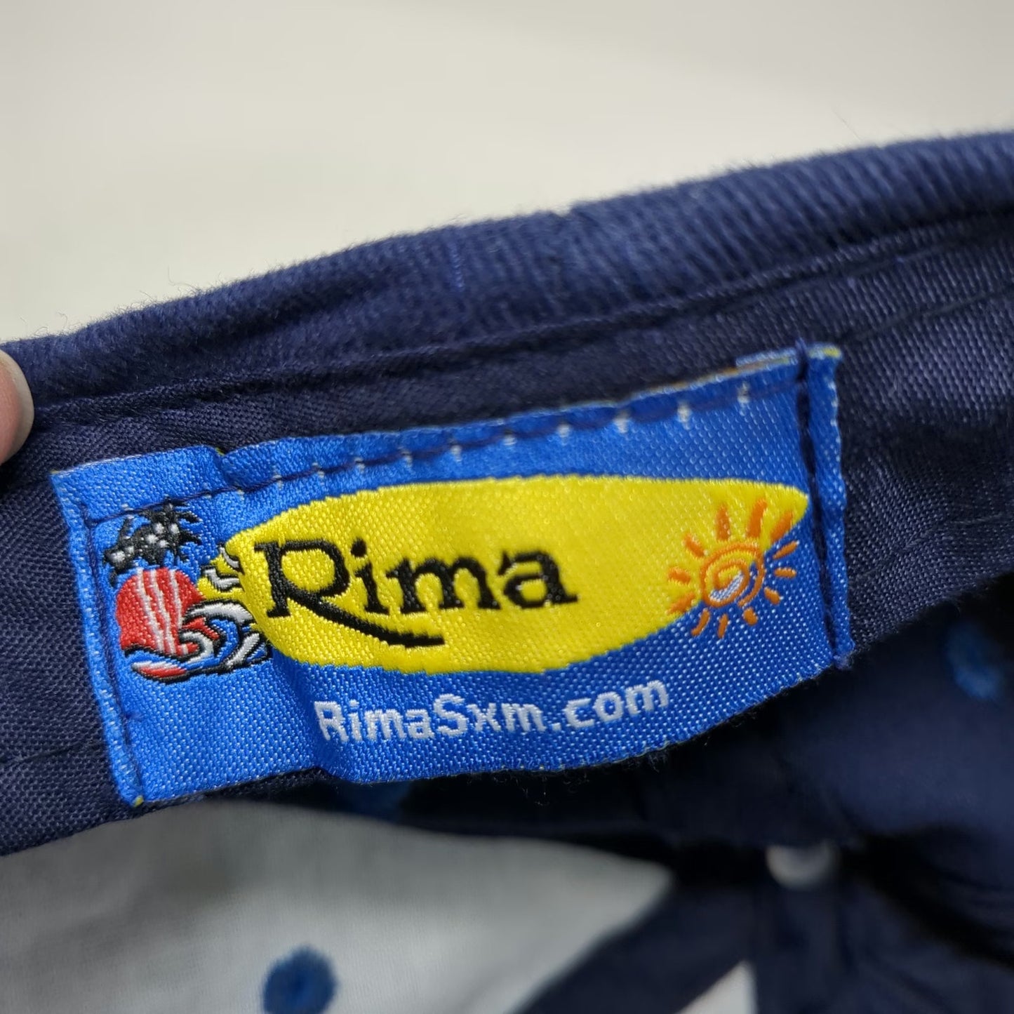 Rima Aruba One Happy Island Hat Blue Baseball Cap One Size Embroidered Souvenir