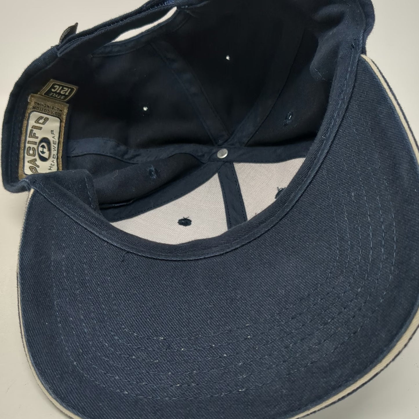 Pacific Headwear Blue Baseball Cap One Size FWI Telecom Wireless Installation