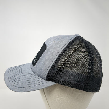 Ourea Outdoors Patch Snapback Trucker Hat Gray One Size Mesh Back