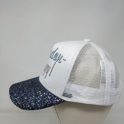 Chardon Key Sequin Ladies Snapback Trucker Hat Multi OS Adjustable Mesh Back