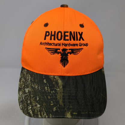Port Authority Baseball Cap Orange Camo One Size Phoenix Hardware Eagle Hat