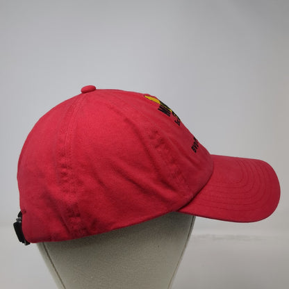 Mount Gay Rum Baseball Cap Red One Size BVI Spring Regatta 2019 Barbados Map Hat