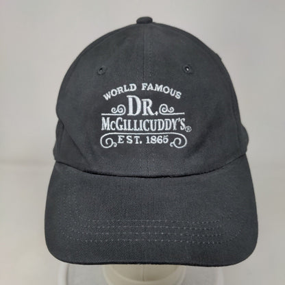 World Famous Dr. McGillicuddy's Est. 1865 Strapback Hat Black One Size Cotton
