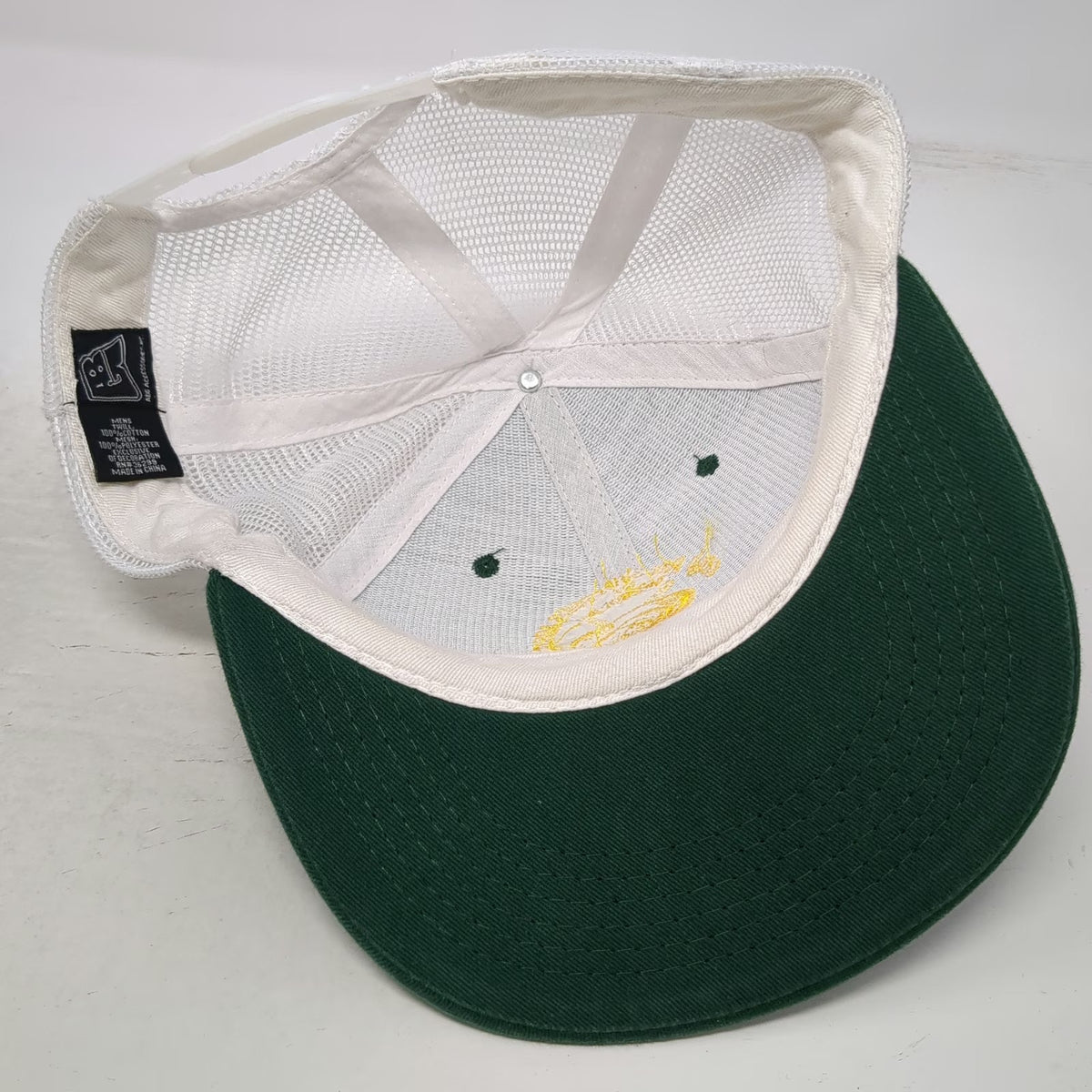 ABG Accessories Trucker Hat Green One Size Mesh GPAA Gold Prospectors Logo