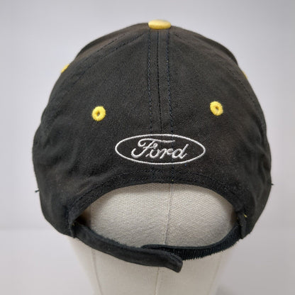 Cobra Strapback Hat Black OSFM Adjustable Embroidered Ford 6 Panel