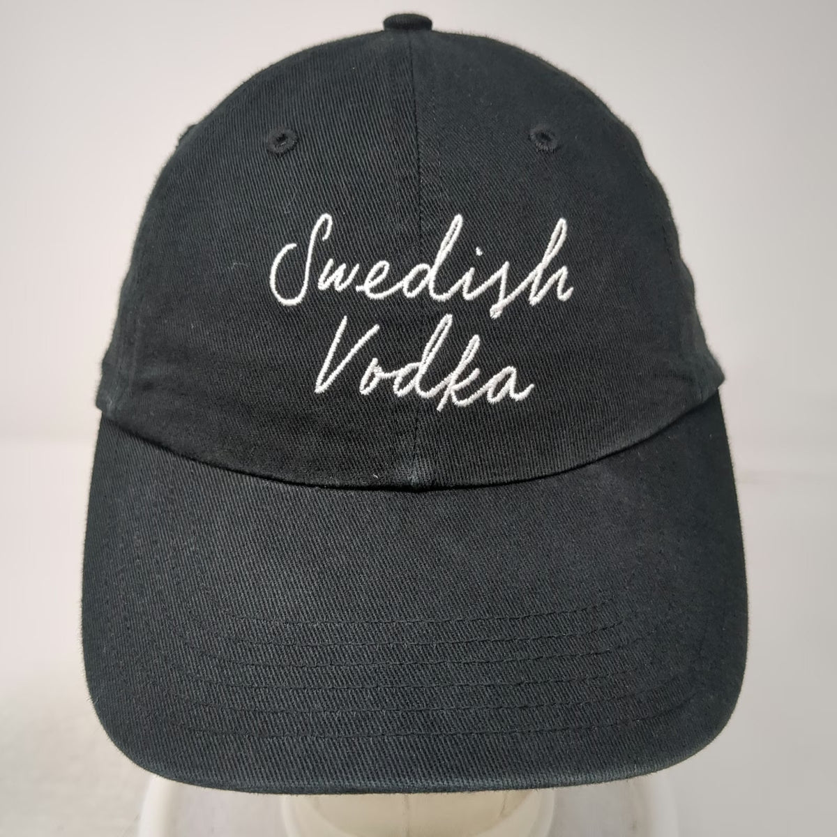 Richardson Baseball Cap Black One Size Absolut Swedish Vodka Hat Slideback