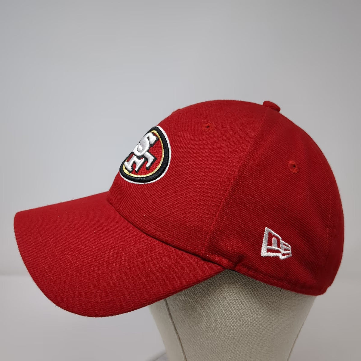 New Era San Francisco 49ers NFL Baseball Cap Red Adjustable Strapback Hat OS