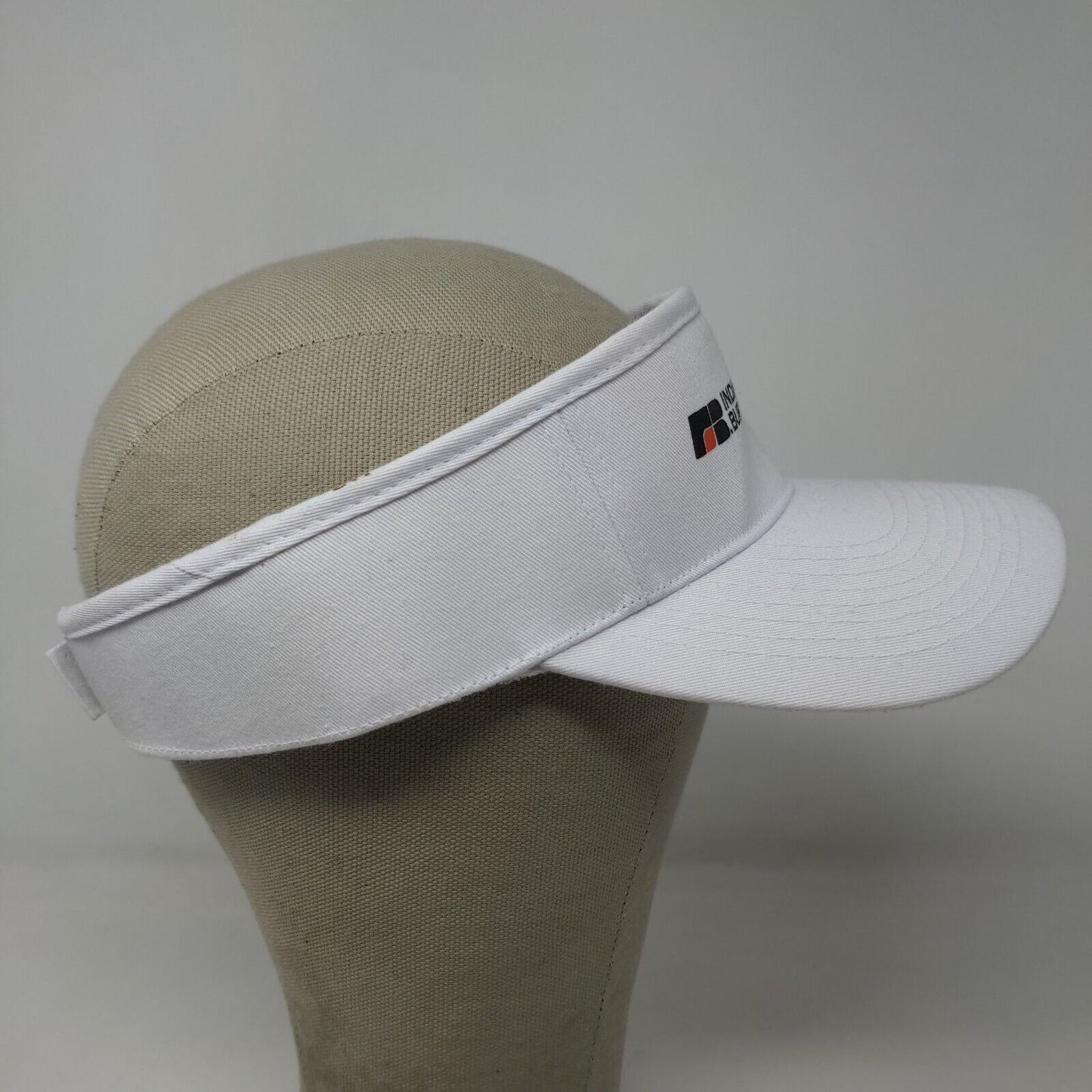 Nissin Men's Strapback Hat White Graphic Indiana Farm Bureau Insurance Logo