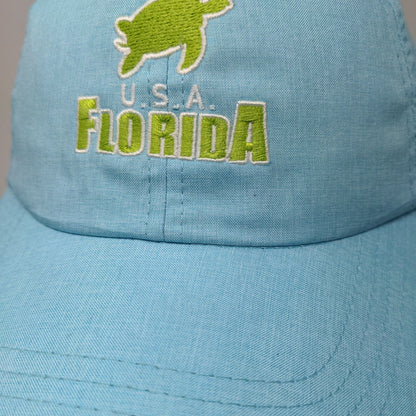 USA Florida Strapback Hat Blue OSFA Adjustable Embroidered Paramount Reserve
