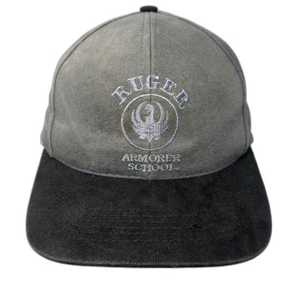 Graffiti Ruger Armorer School Gray Black Baseball Cap Hat One Size Strapback