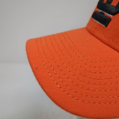 New Era Idaho State Bengals NCAA Cap Orange M 39THIRTY Stretch Fit Curved Hat