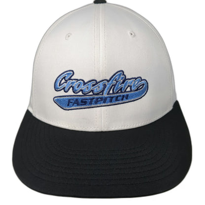 Richardson Baseball Cap White Black Blue M Crossfire Fastpitch Performance Hat