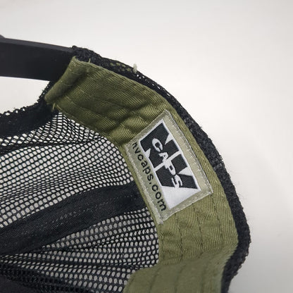 NV Caps Trucker Hat Green One Size 101st Airborne Screaming Eagle Mesh Snapback