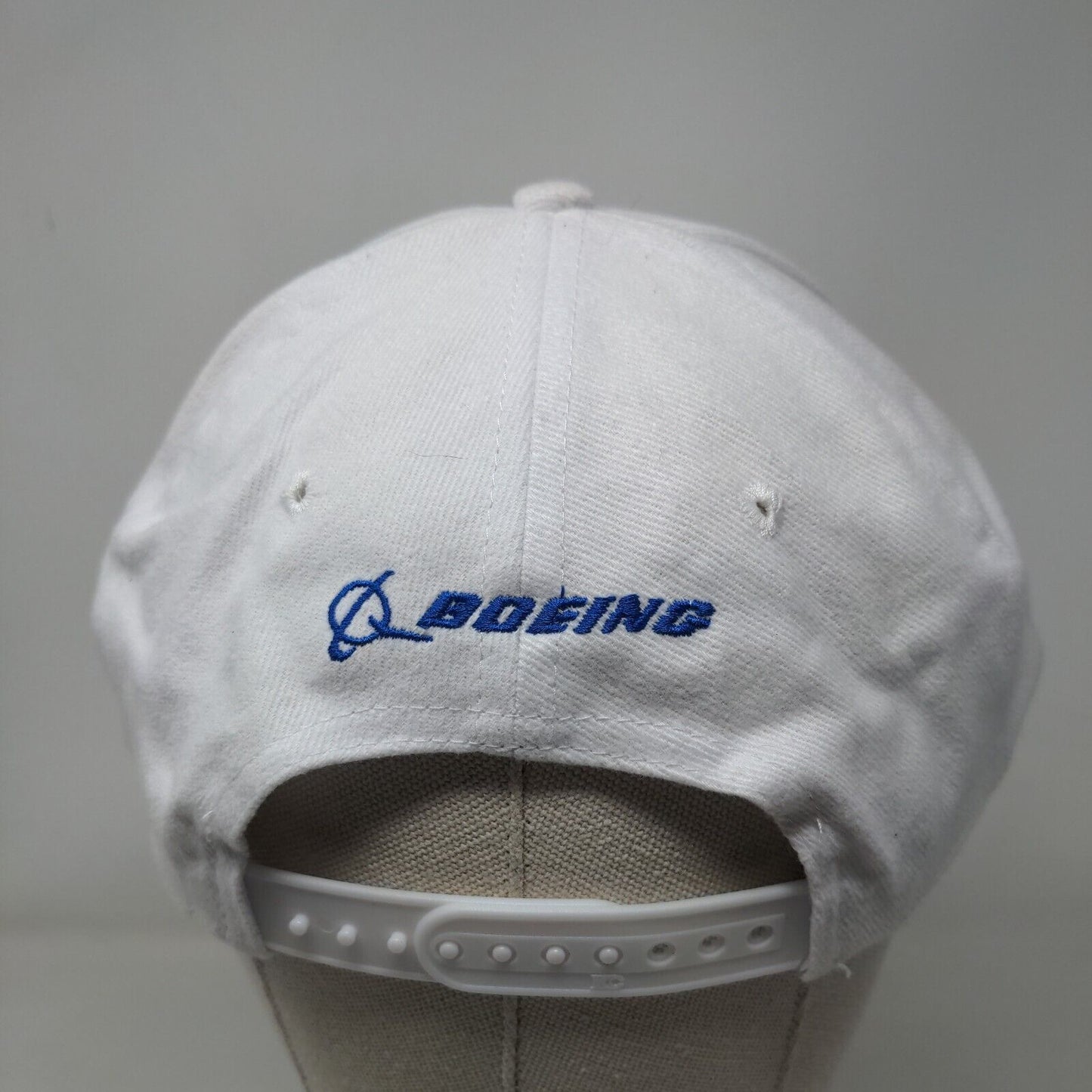 Starliner Boeing Snapback Hat White OSFA Embroidered Adjustable 6 Panel