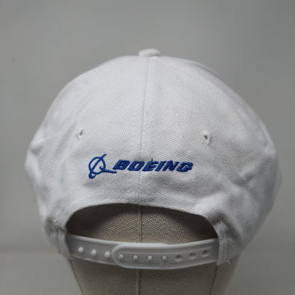 Starliner Boeing Snapback Hat White OSFA Embroidered Adjustable 6 Panel