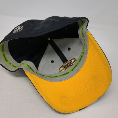Boston Bruins NHL Reebok Cap Black M Center Ice Stretch Fit Embroidered Logo