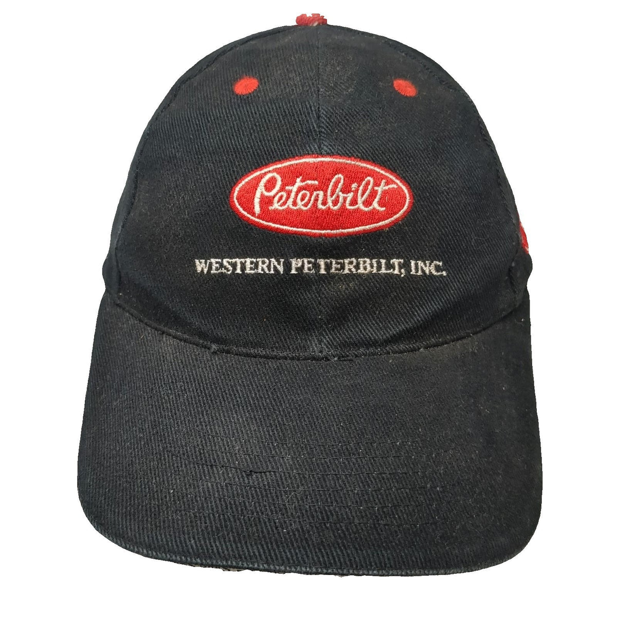 BuyMoreCaps Peterbilt Western Fife WA Black Baseball Cap One Size Strapback Hat