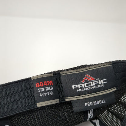 Zack Telford 17 Fitted Trucker Hat Black 6 7/8-7 3/8 Flexfit Embroidered Mesh