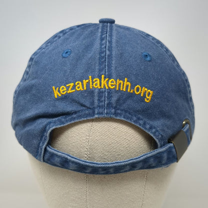 Fort Authority Baseball Cap Blue One Size Hat Kezar Lake NH Loon Embroidered