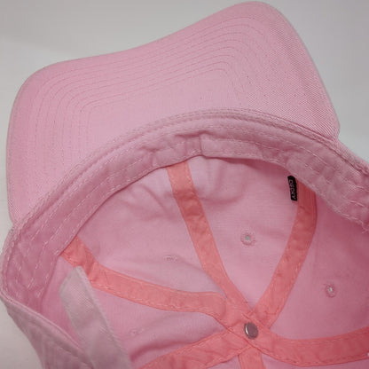 Get Right LLC Slideback Hat Pink One Size Adjustable Vented Holes 6 Panel Cotton