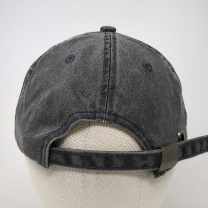 Port Authority Baseball Cap Gray One Size Slideback Unstructured Cotton Logo Hat