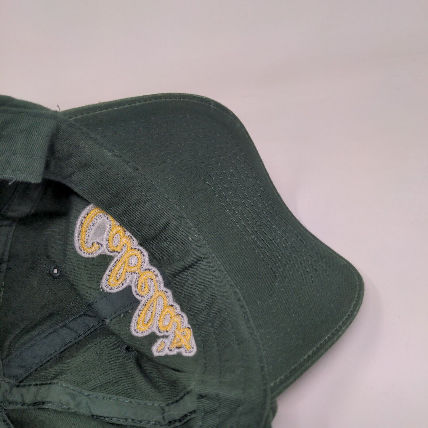 Cabela's Worlds Foremost Outfitters Slideback Hat Green OSFA Adjustable 6 Panel