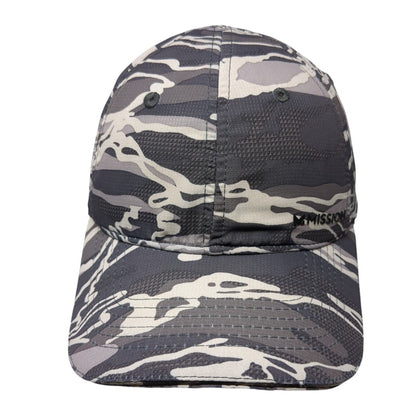 Mission Strapback Hat Camouflage One Size Adjustable 6 Panel Outdoor