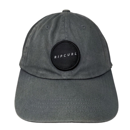 Ripcurl Patch Slideback Hat One Size Greenish-Gray Adjustable Yupoong