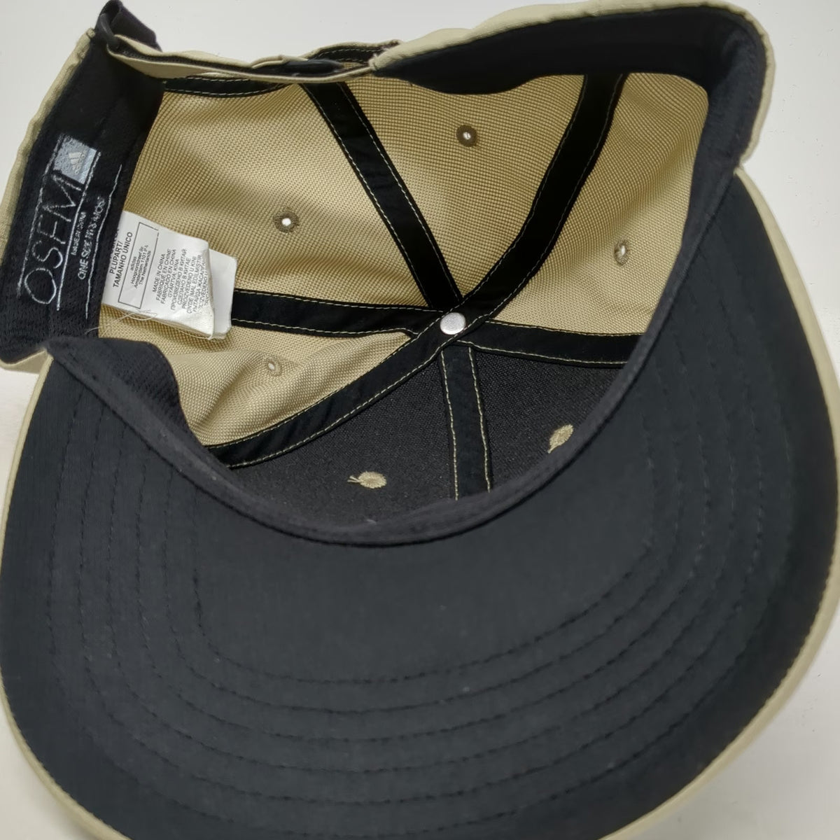 Adidas Baseball Cap Beige One Size Arizona Traditions Strapback Polyester Hat