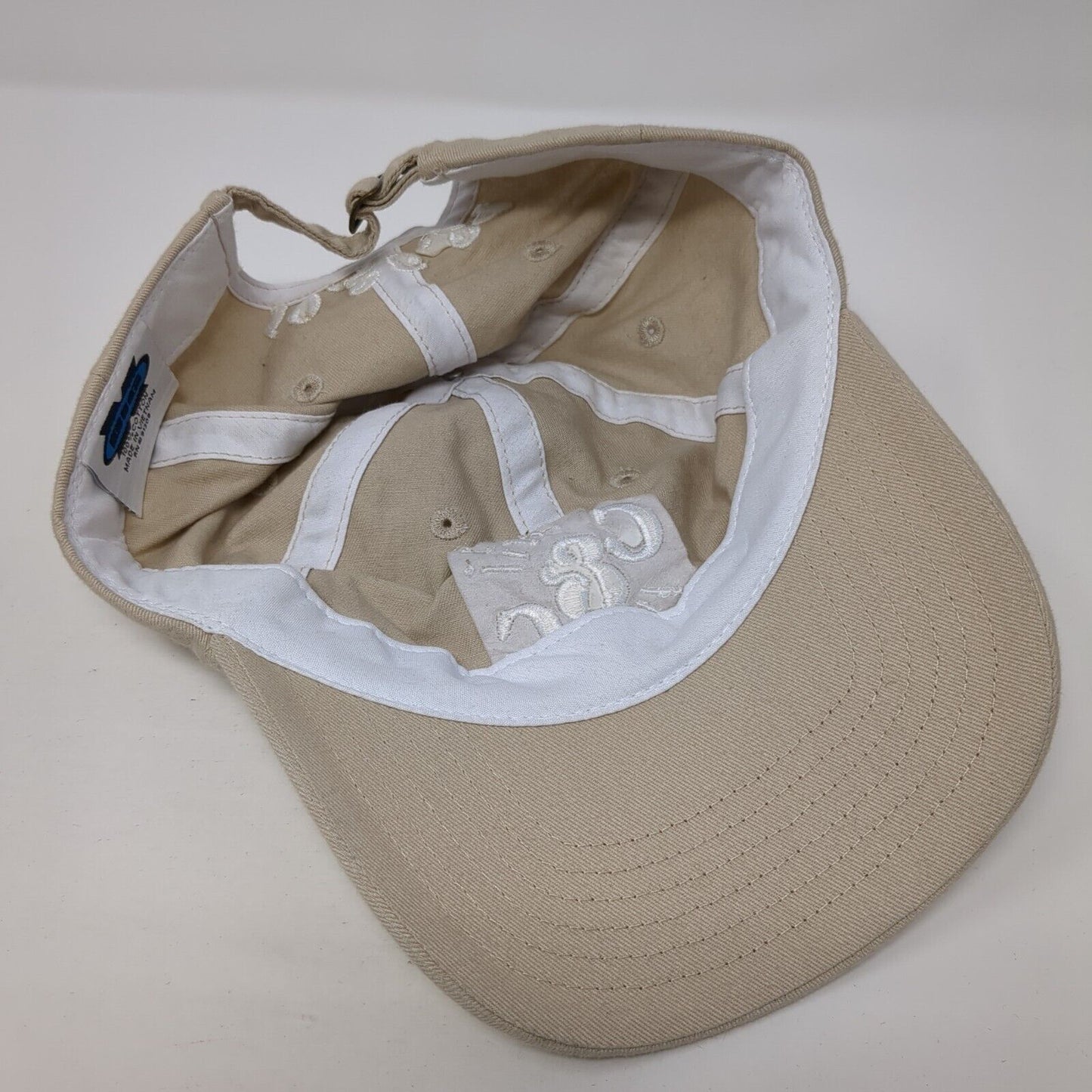 C&C 10.26.24 Slideback Hat Tan One Size Adjustable Embroidered BIG X Cotton