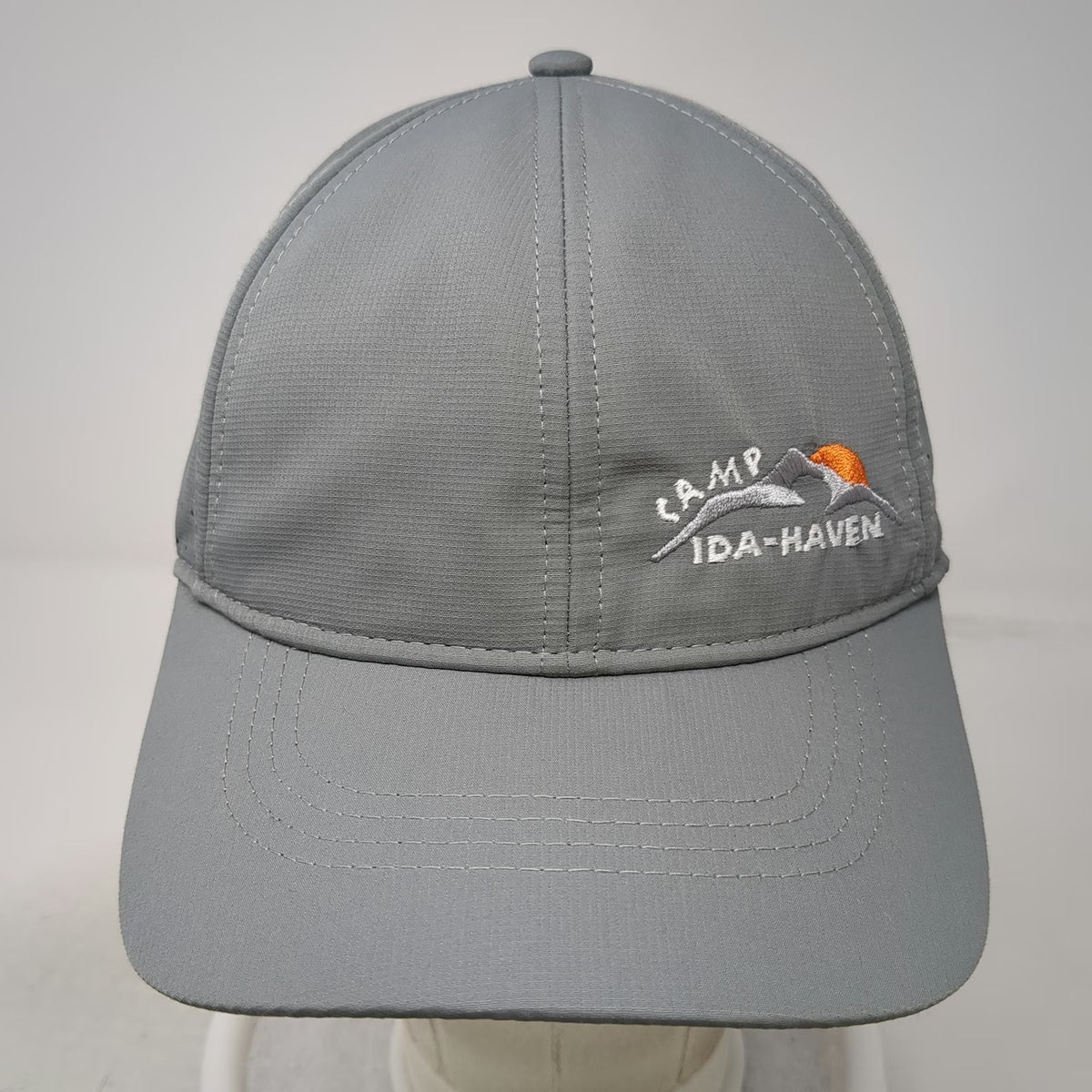 Pacific Headwear Baseball Cap Gray One Size Perforated Breathable Mountain Hat
