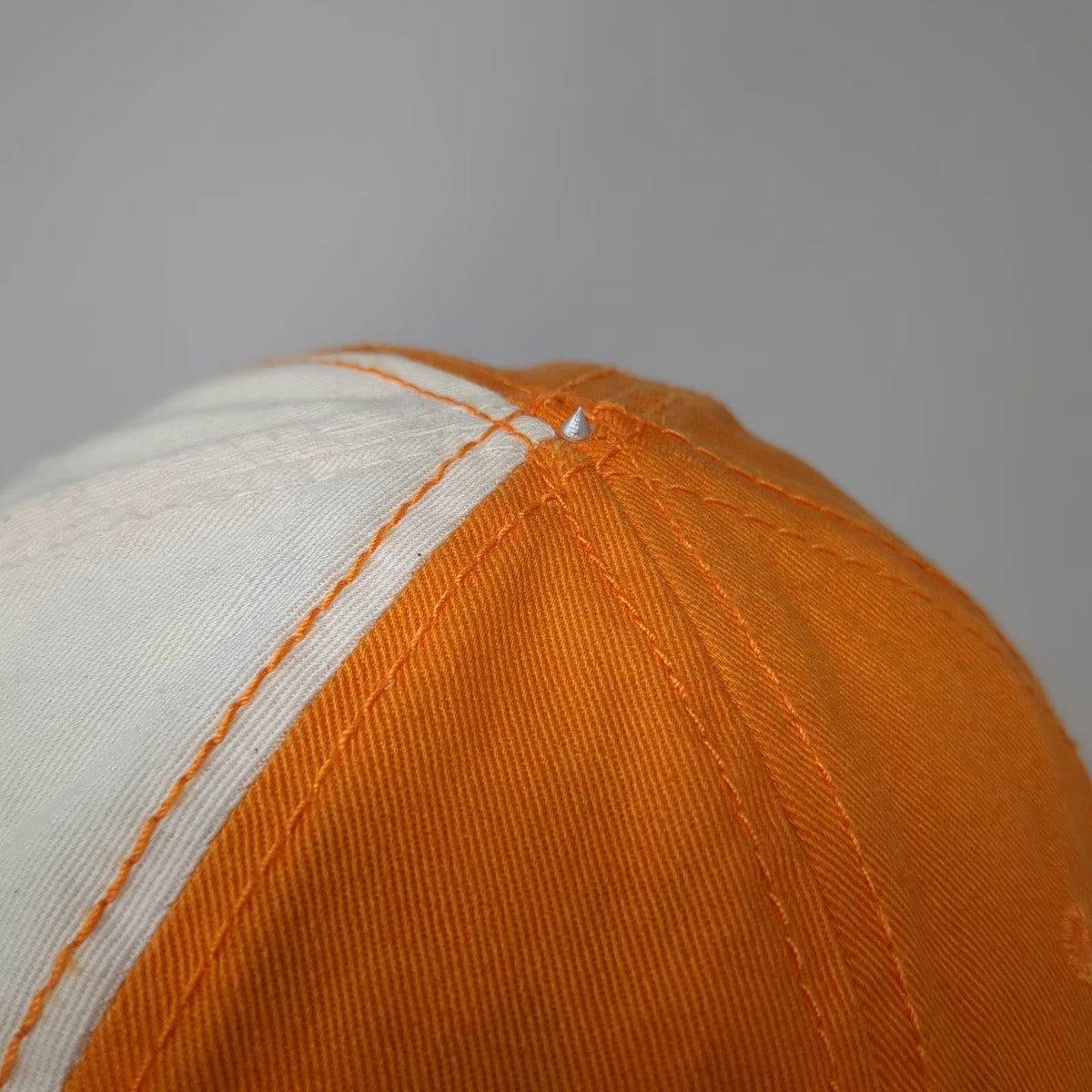 dkps Cabo San Lucas Orange Baseball Cap One Size Hat Skull Frayed Studded Mexico