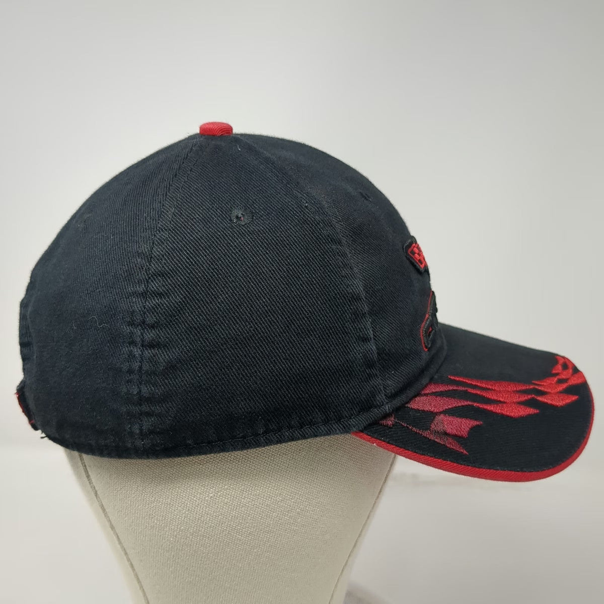 Ralph White Baseball Cap Black Red One Size Corvette C6 Embroidered Racing Hat