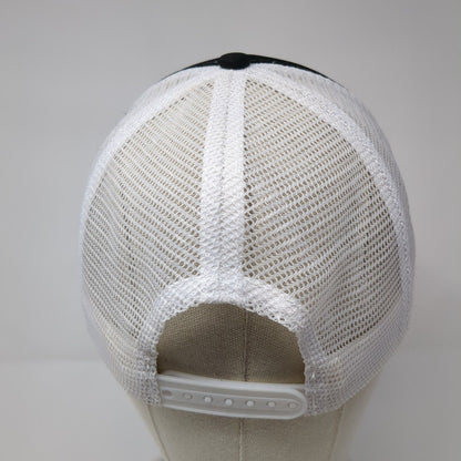 Aloha Grown Snapback Trucker Hat Black One Size Adjustable Mesh Back 6 Panel