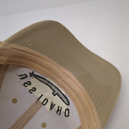 USS Idaho SSN 799 Strapback Hat Tan One Size Adjustable Embroidered 6 Panel