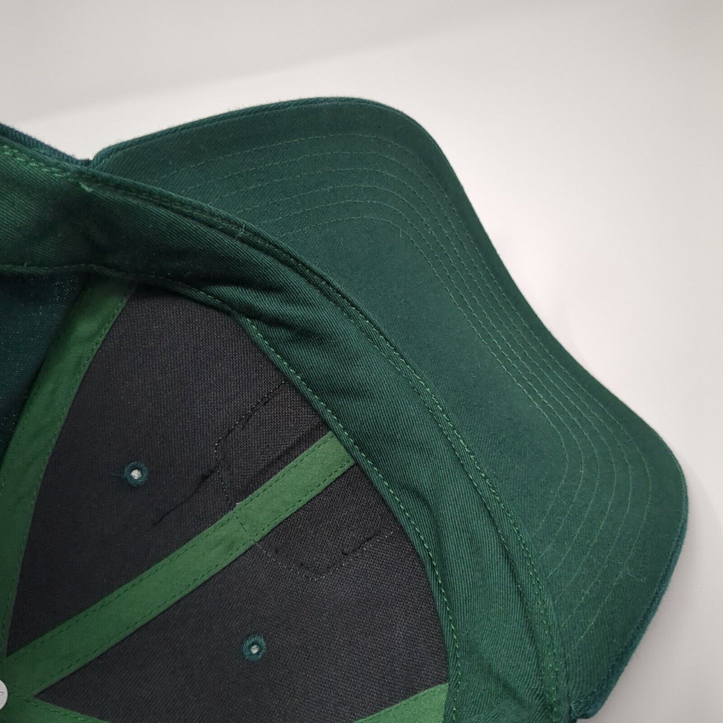 Owner Patch Strapback Hat Green One Size Solid Adjustable Richardson