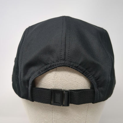 5 Panel Black One Size Hat Be More Earth Slideback Nature's Sunshine Gold Run
