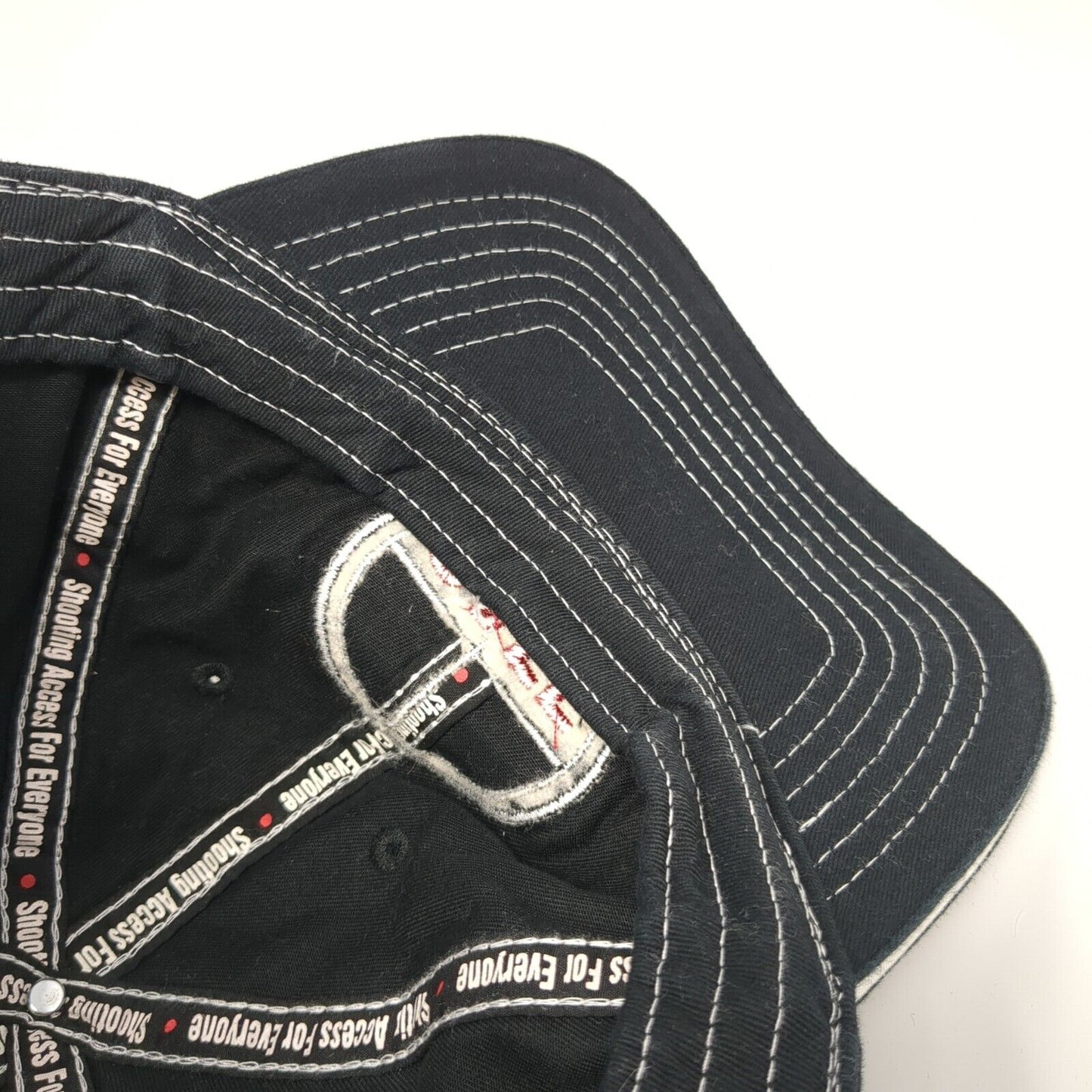 Safe Shooting Access For Everyone Strapback Hat Black One Size RMEF