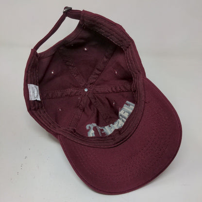 Hershey's Men's Slideback Hat Red Side OSFA Embroidered Times Square Logo