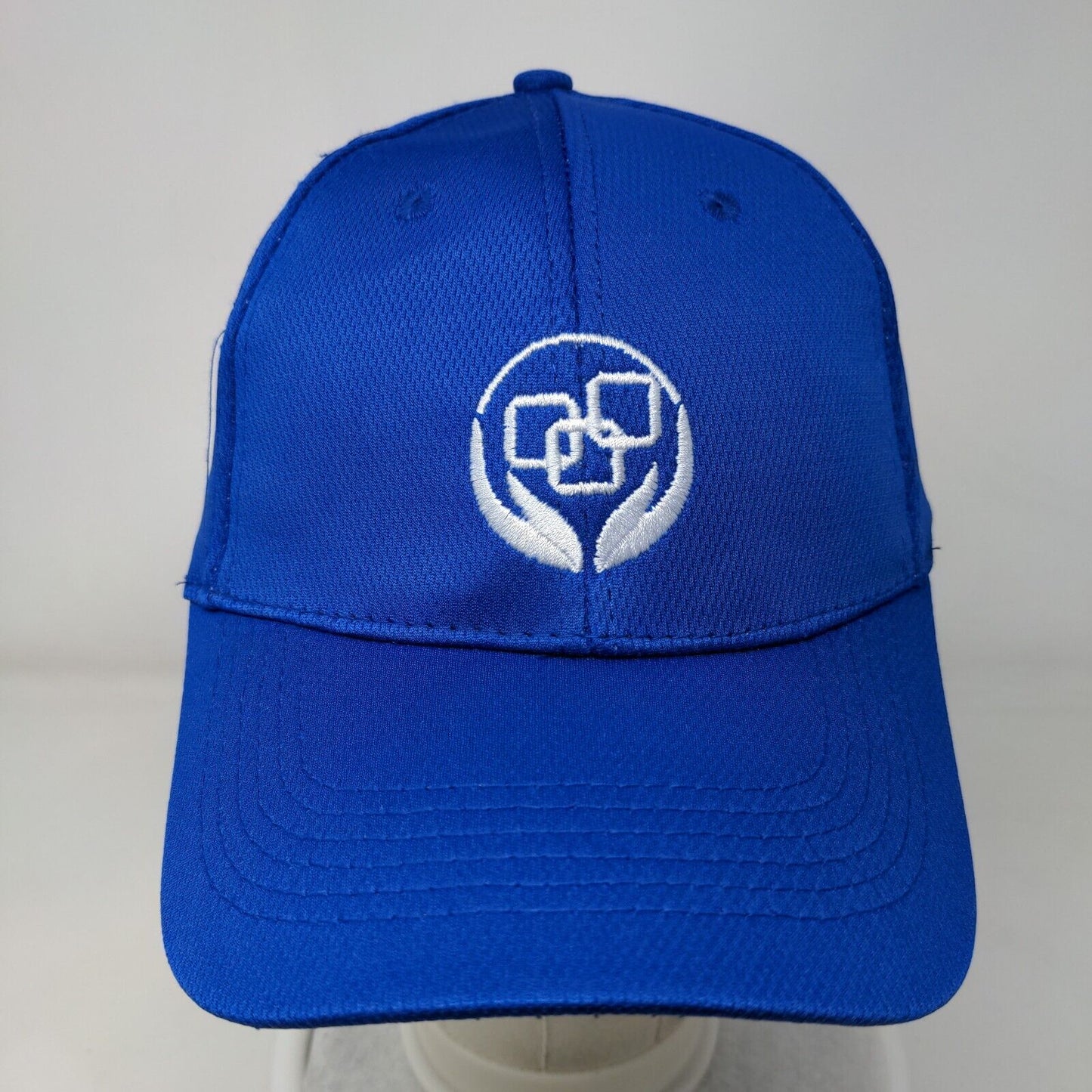 Unbranded Strapback Hat Blue One Size Adjustable Embroidered Vented Holes