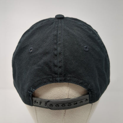 Native Snapback Hat Black One Size Adjustable Embroidered Logo 6 Panel