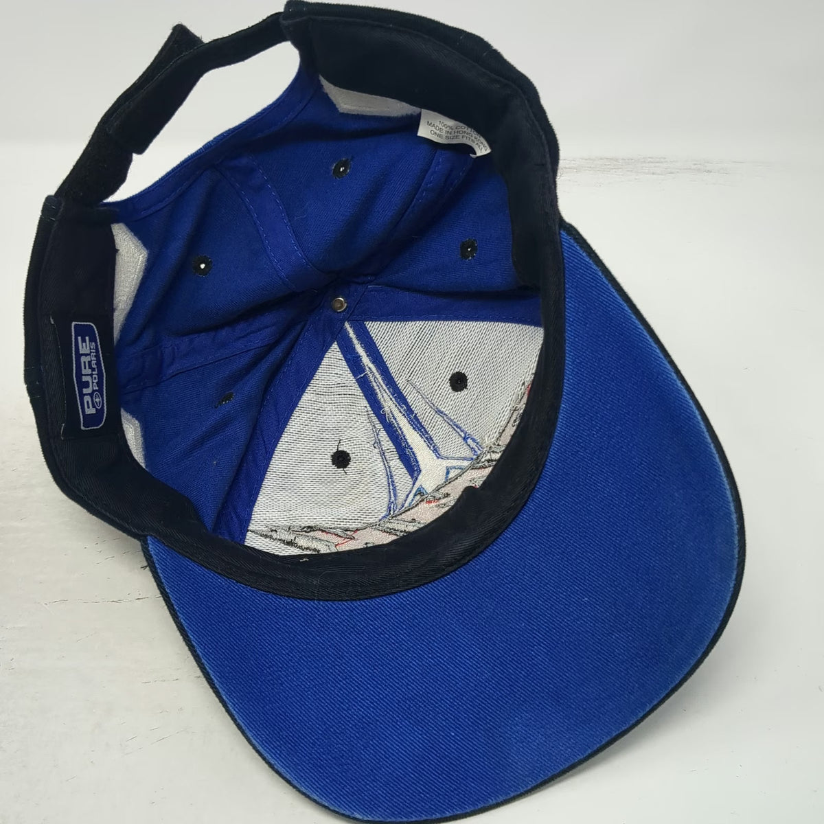 Pure Polaris RMK Rocky Mountain King Blue Baseball Cap One Size Strapback Hat