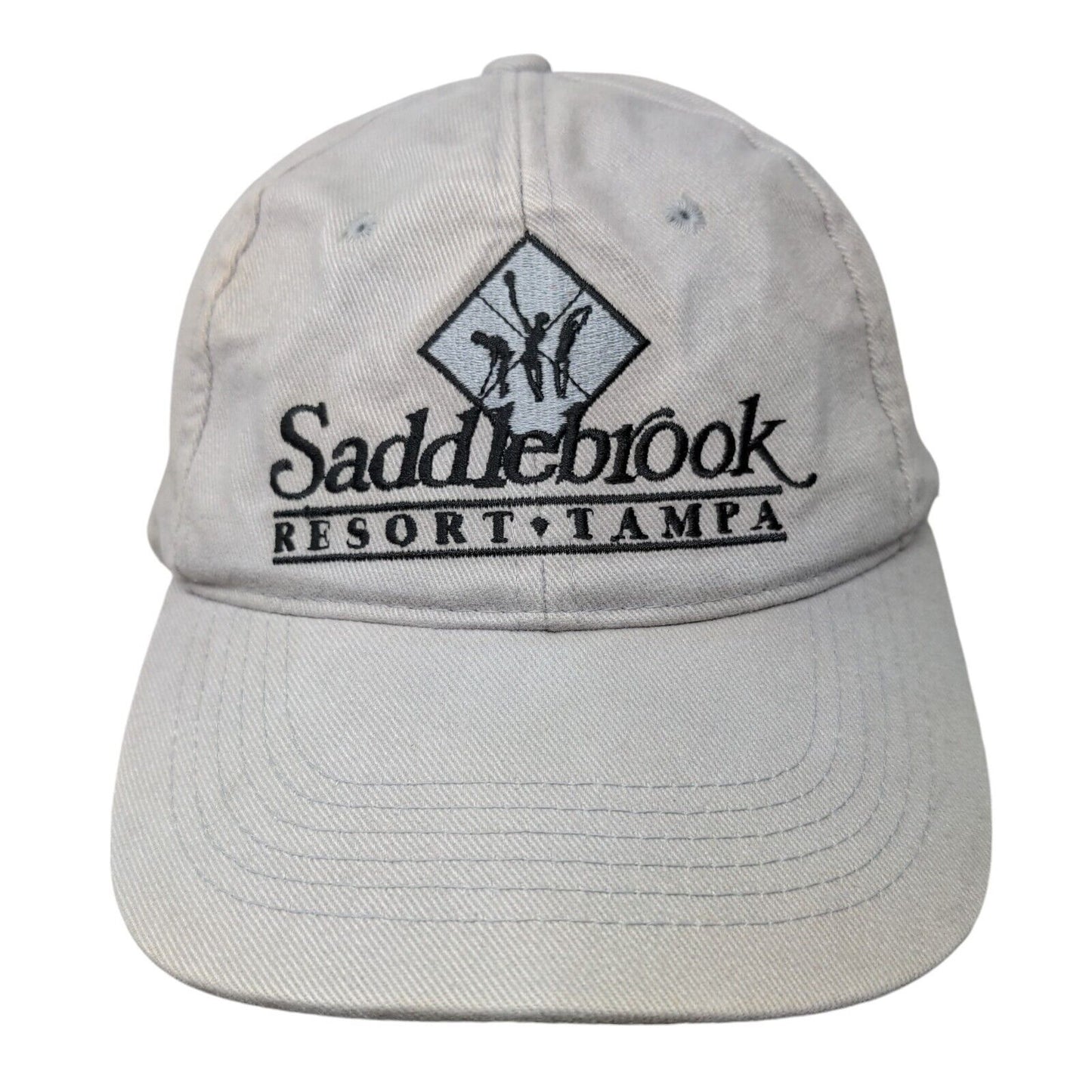 Saddlebrook Resort Tampa Slideback Hat Gray One Size Embroidered