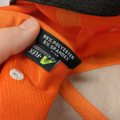 Pukka Falcon Crest Golf Club Baseball Cap Orange White Black M Stretch Fit Hat