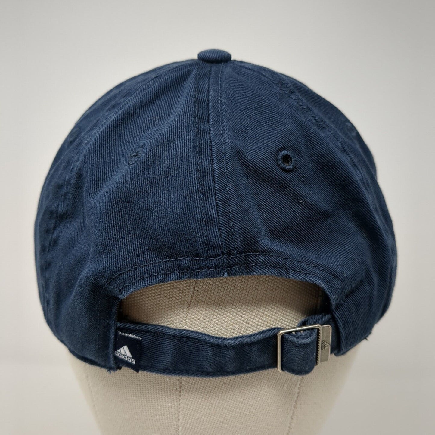 Adidas Slideback Hat Blue One Size Adjustable Embroidered Always Cool Cotton