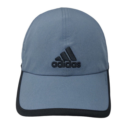 Adidas Strapback Hat Blue One Size Adjustable Embroidered Climalite 6 Panel