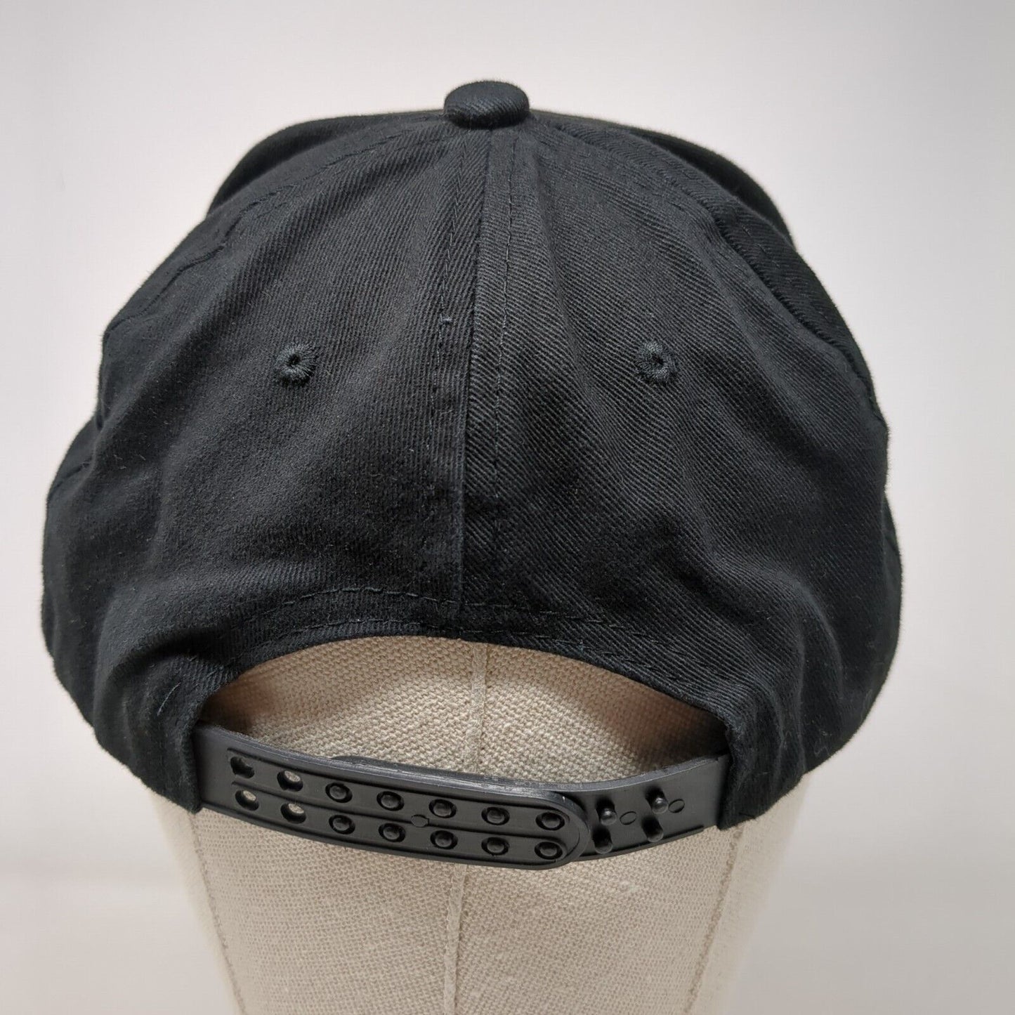 Positive Vibes Snapback Hat Black OSFA Adjustable Embroidered 6 Panel Cotton